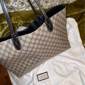 Authentic Gucci Tote Bag! Good Condition! Reversible!
